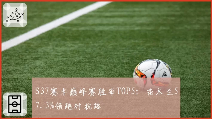 S37赛季巅峰赛胜率TOP5：花木兰57.3%领跑对抗路